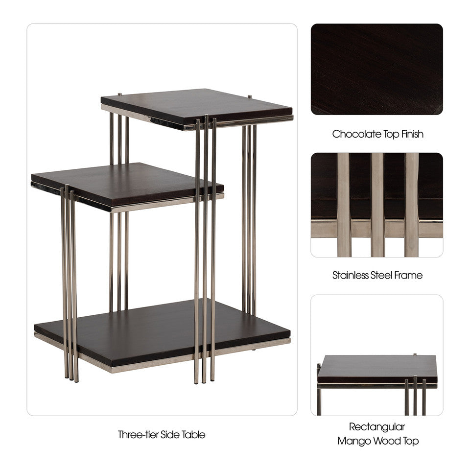 3 Tier Side Table