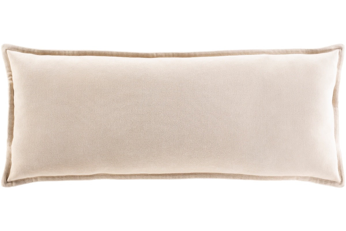 Colby Beige Lumbar Pillow 12x30