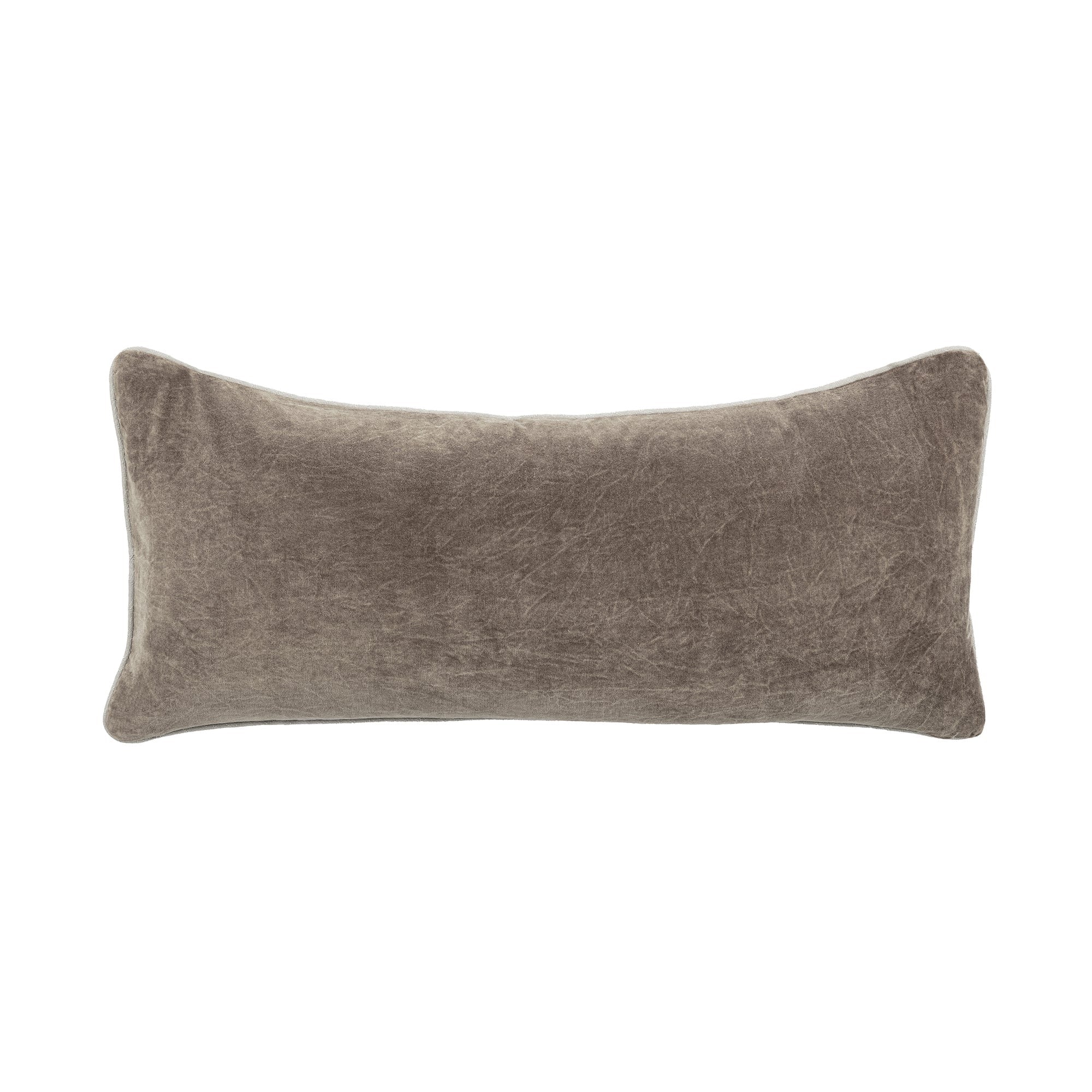 Mushroom Velvet Pillow 16x36