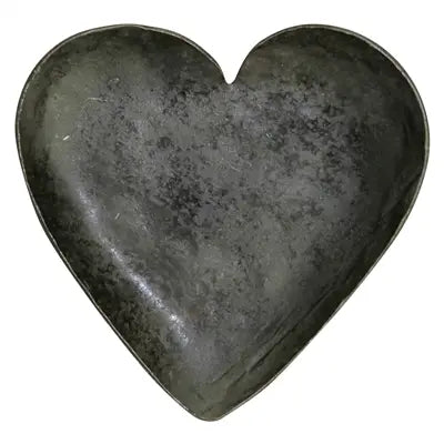 Black Iron Heart Tray