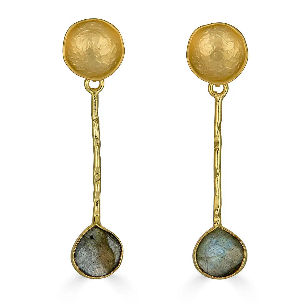 Meghan Labradorite Earrings
