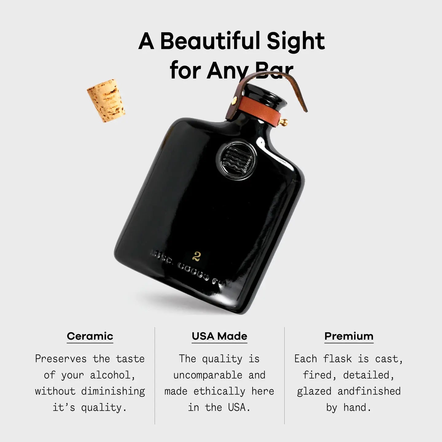 Gentry Flask - Blk