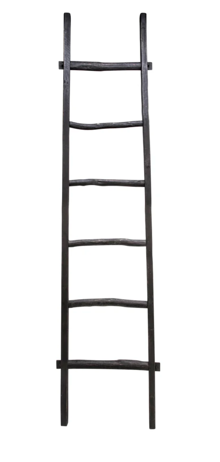 Black Wooden Ladder