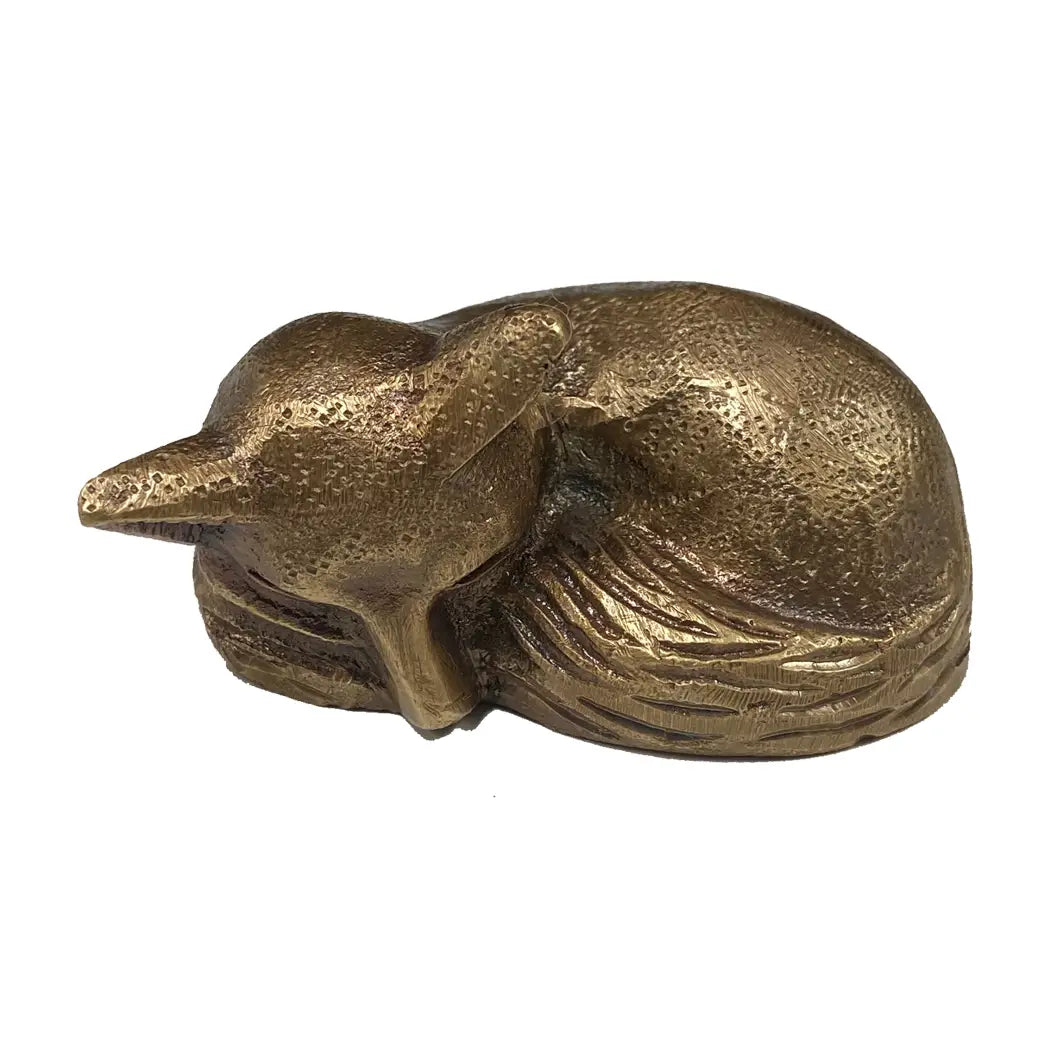 Brass Sleeping Fox
