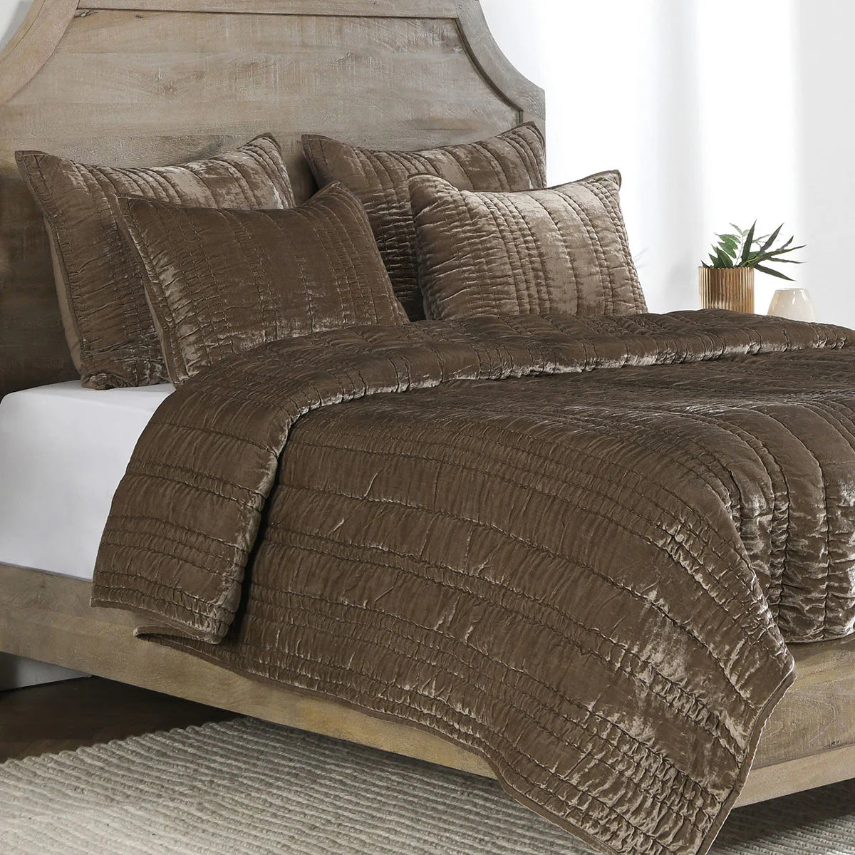 Seville Quilt - Desert Taupe Set King