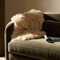 LALO LAMBSKIN THROW-BEIGE LAMBSKIN