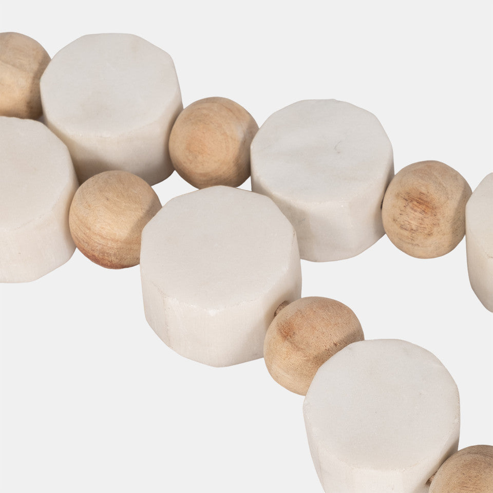 Marble and Wood Beads