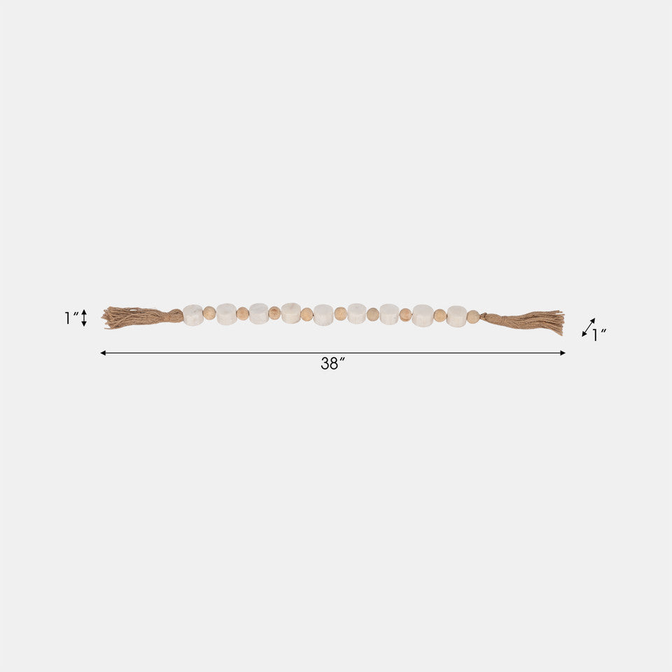 Marble and Wood Beads