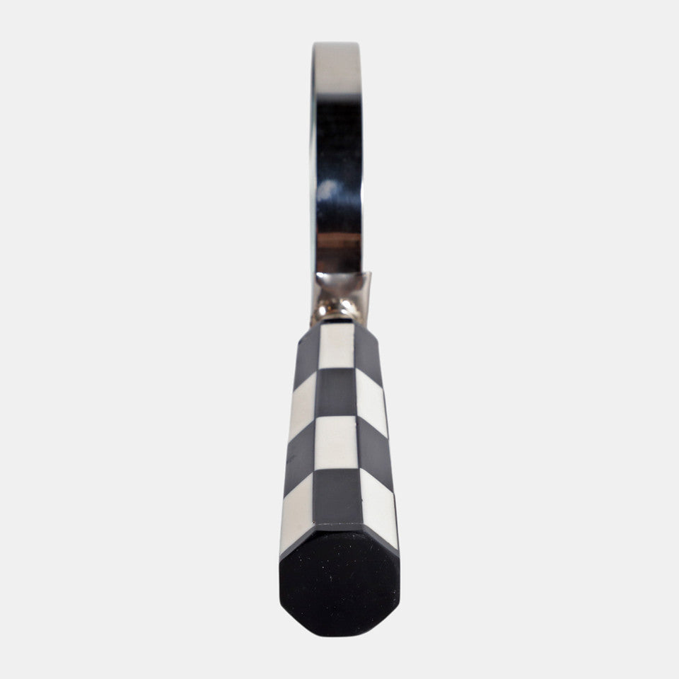 Black &amp; White Geo Magnifying Glass