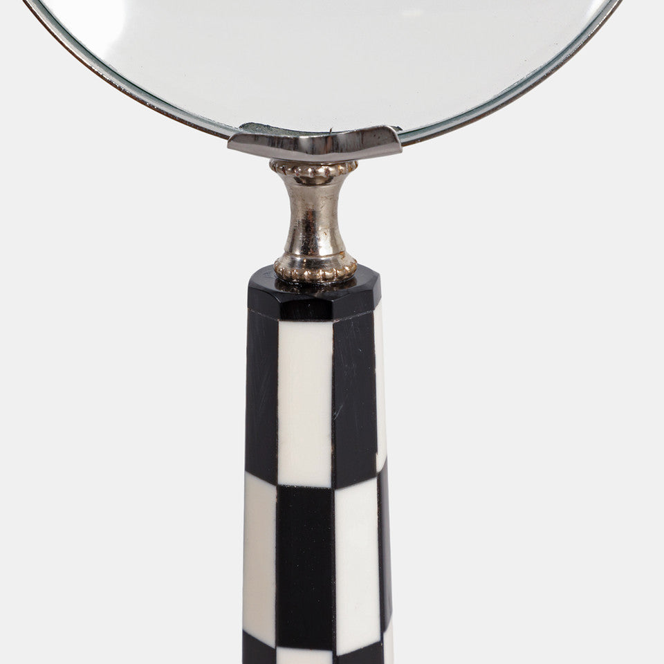 Black &amp; White Geo Magnifying Glass