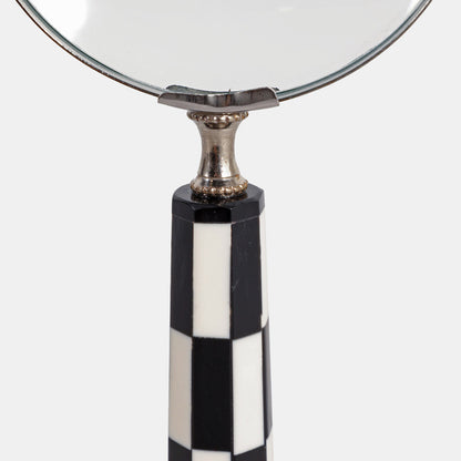 Black &amp; White Geo Magnifying Glass