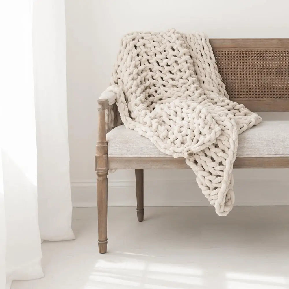 Chunky Blanket Sand