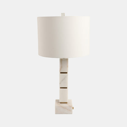 Maeve Stacked Marble Lamp