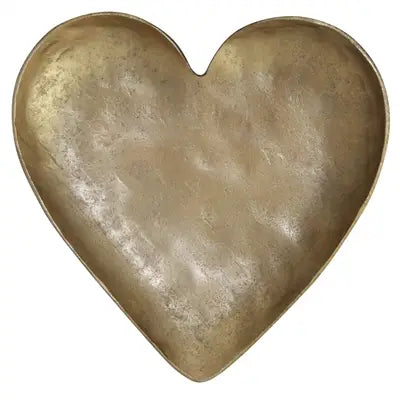 Brass Iron Heart Tray