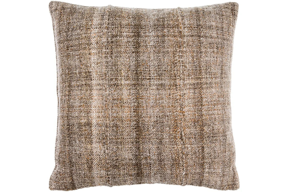 Morgin Dark Brown Pillow 20x20