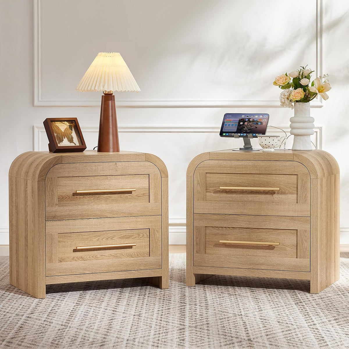 Curved Nightstand