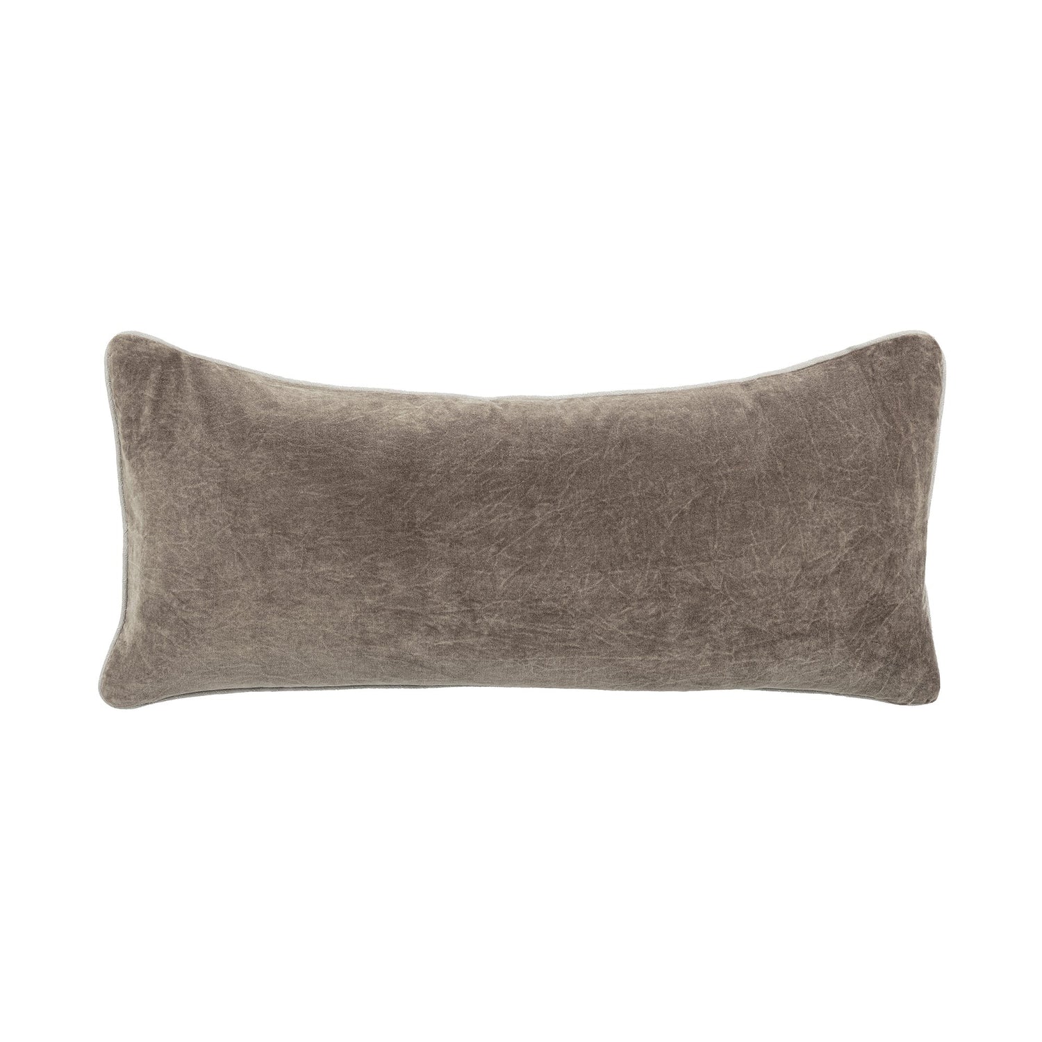 Mushroom Velvet Pillow 16x36