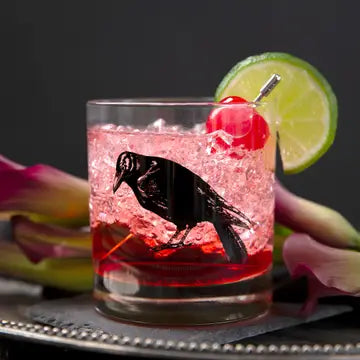 Crow cocktail Glass set 2/$20