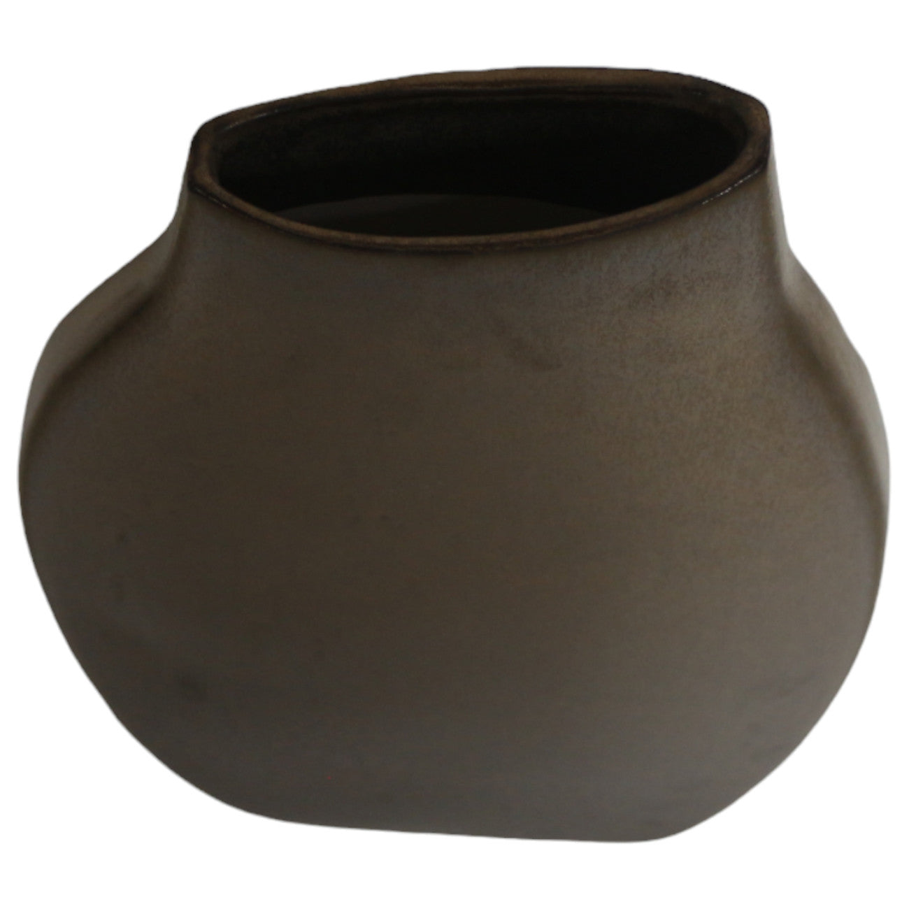 16" Bronze Cer Vase