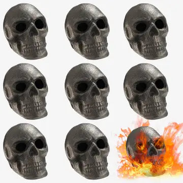 Fire pit Skulls Set of 8