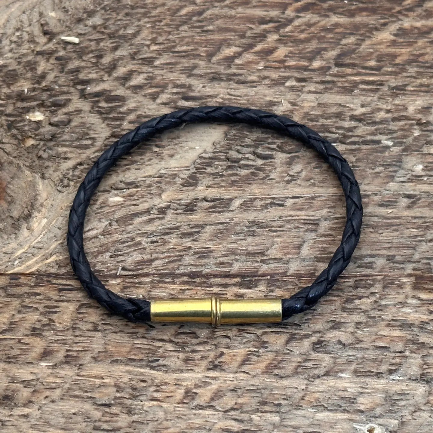 Waxed Canvas Bracelet BLK