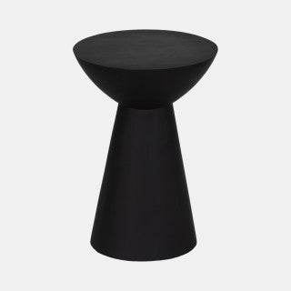 Wood Drum Accent Table