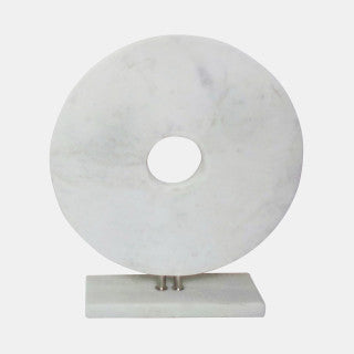 16" Marble Disc On Stand