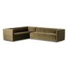 Phillip Sectional - Olive cotton blend