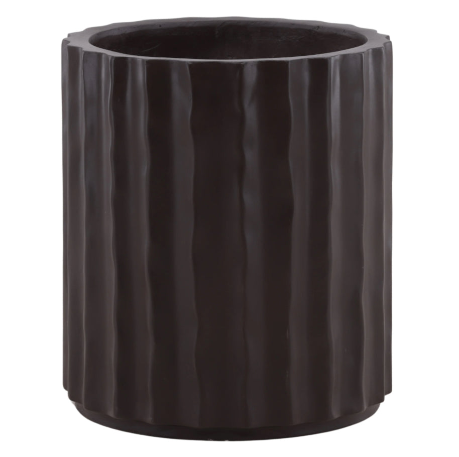Lava Fluted Planter 23"