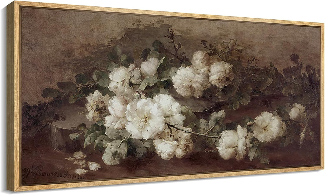 Romantic White Roses