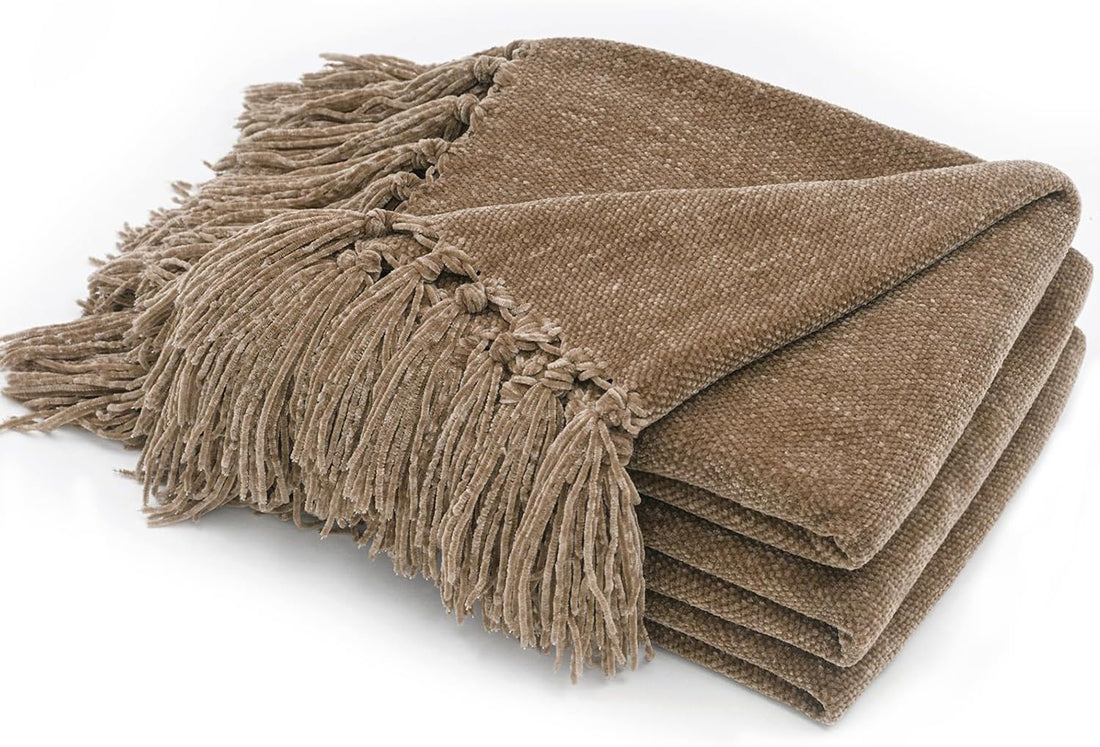 Chenille Knit Throw