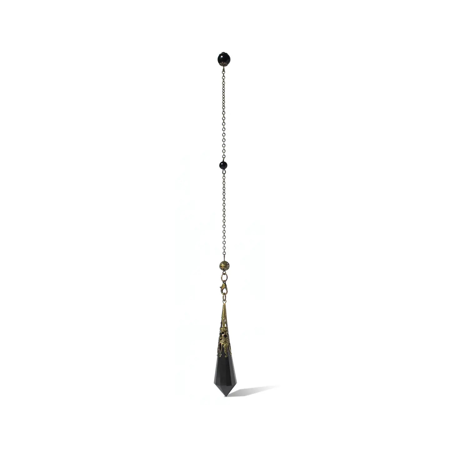 Obsidian Crystal Pendulum