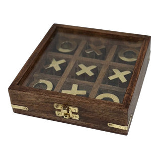 Tic-tac-toe Wood Case