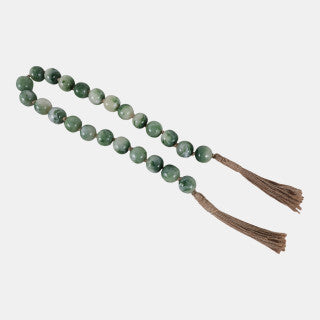 Green Bead Garland