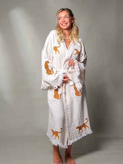 Tiger Kaftan Kimono Robe