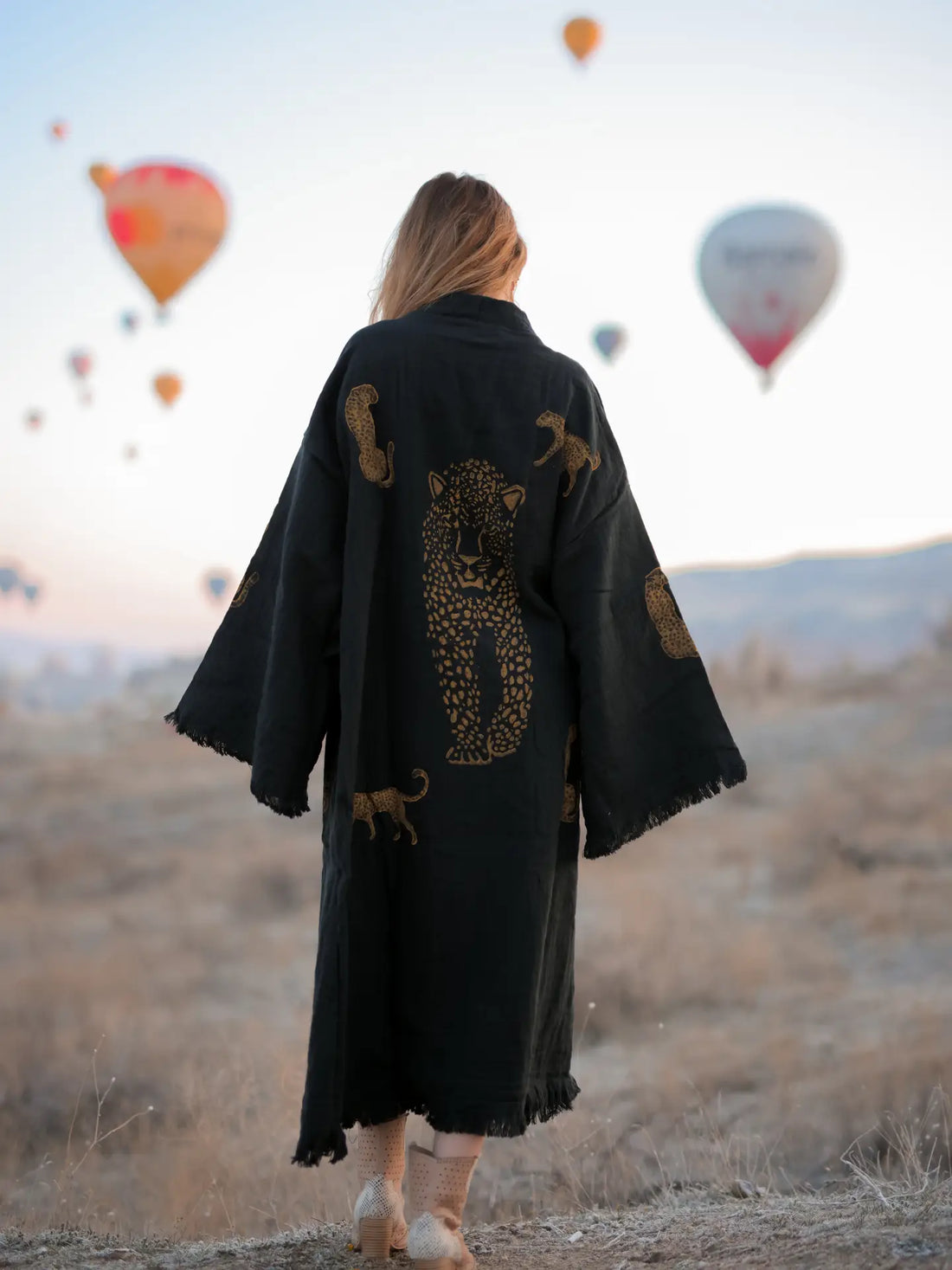 Tiger Kaftan Kimono Robe