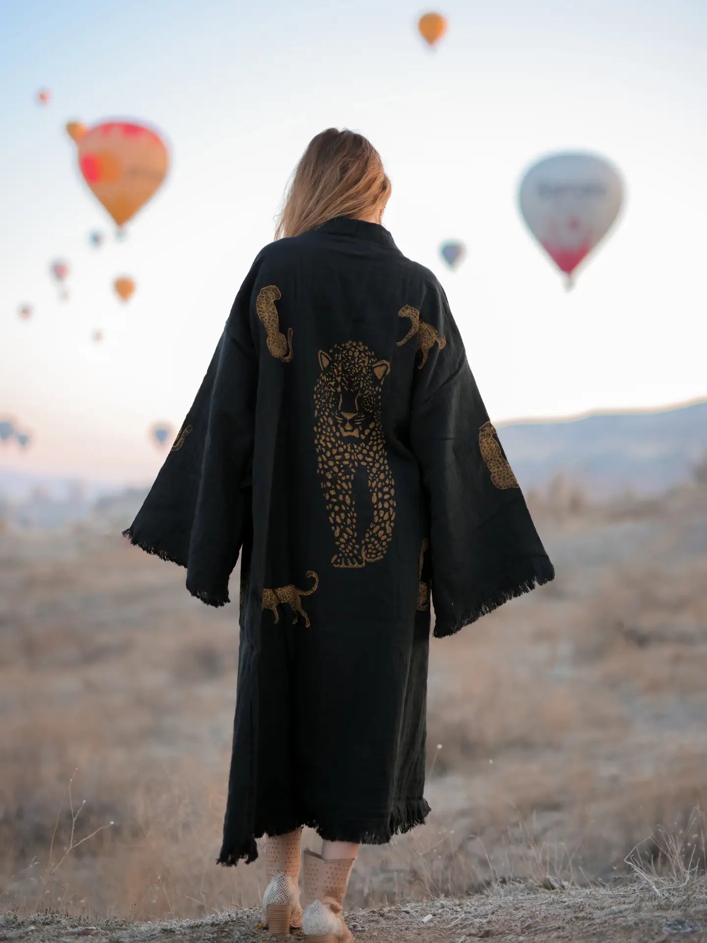 Tiger Kaftan Kimono Robe