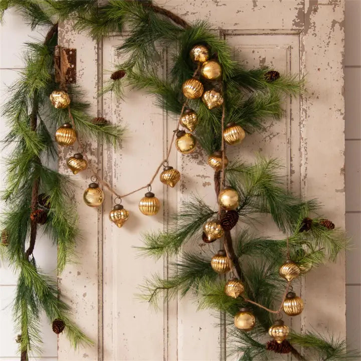 Gold Glass Mercury Garland