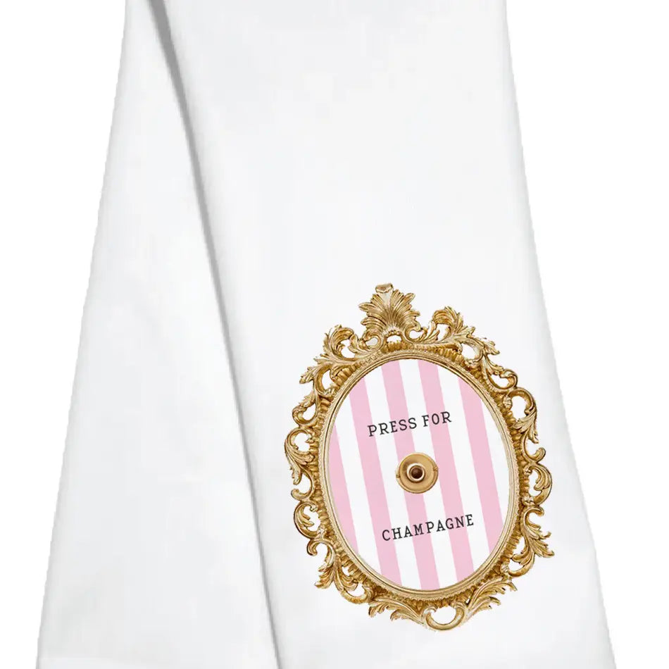 Champagne Striped Towel