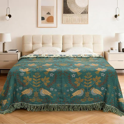 Birds of a Feather King Throw