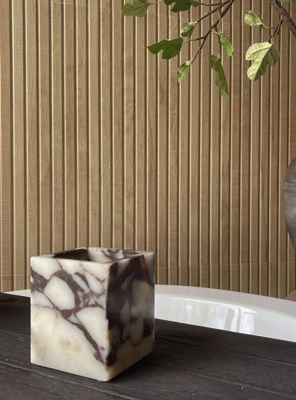 Calacatta Viola Marble Candle