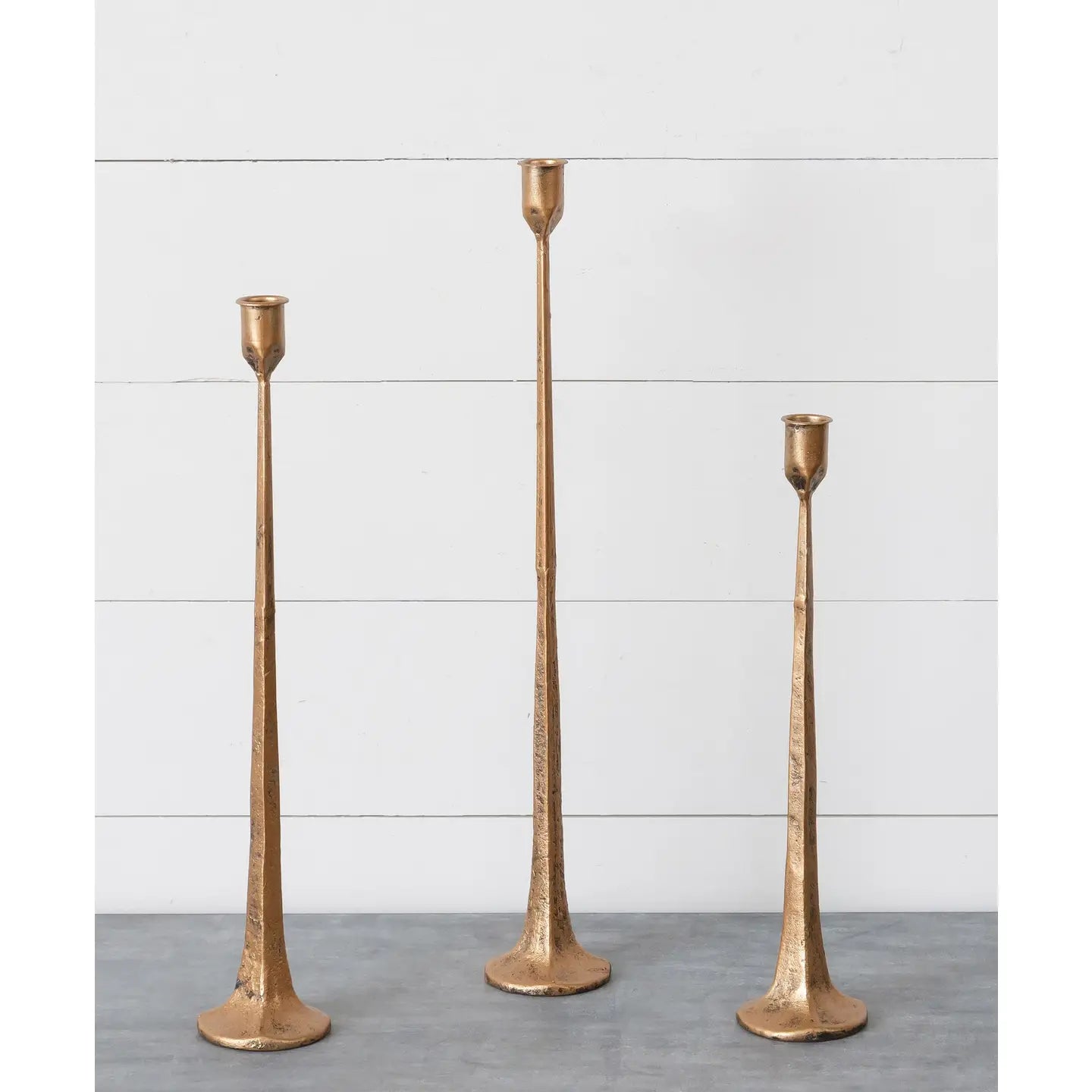 Copper Candlesticks - Set/3