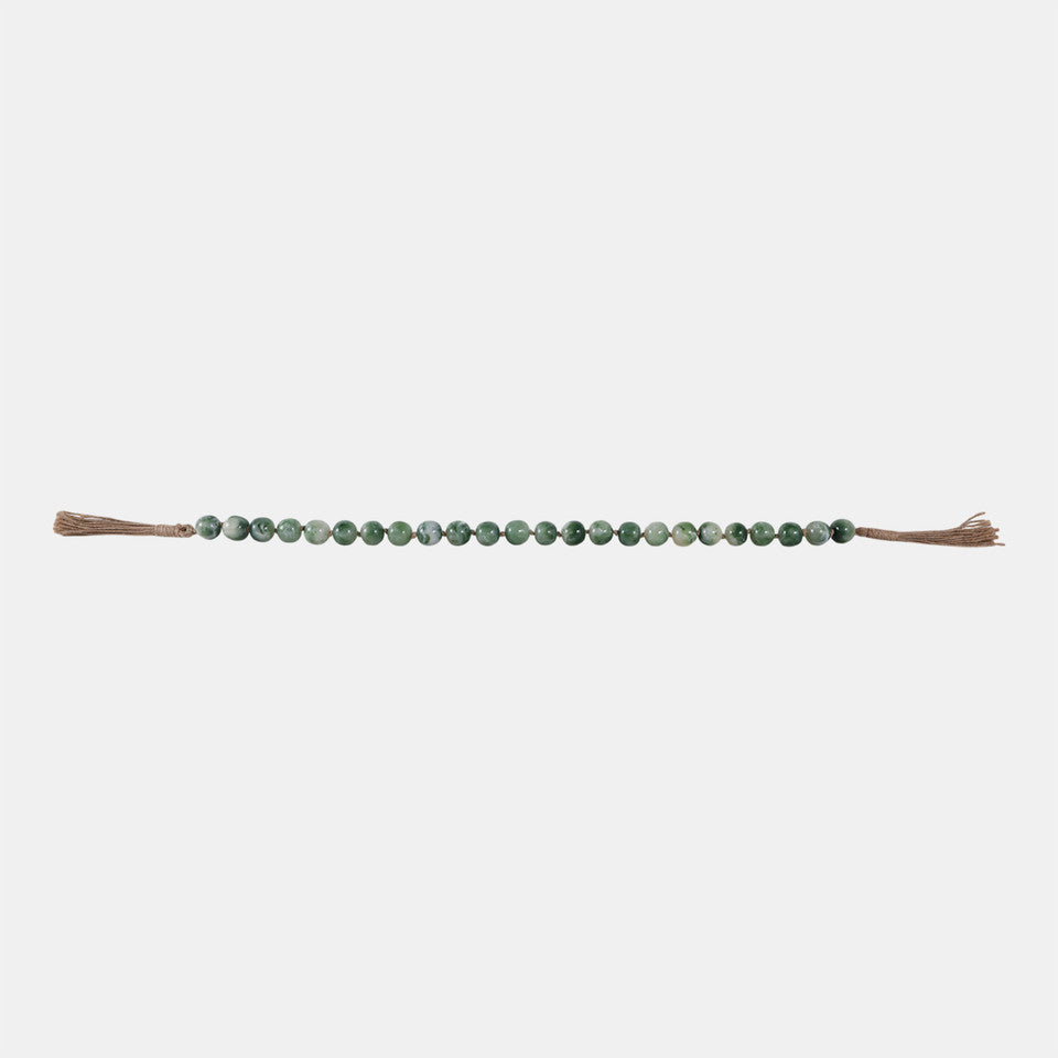 Green Bead Garland