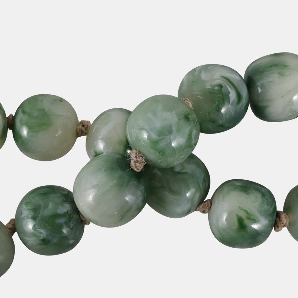 Green Bead Garland