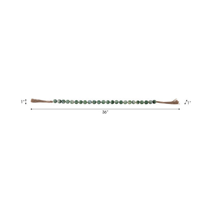 Green Bead Garland