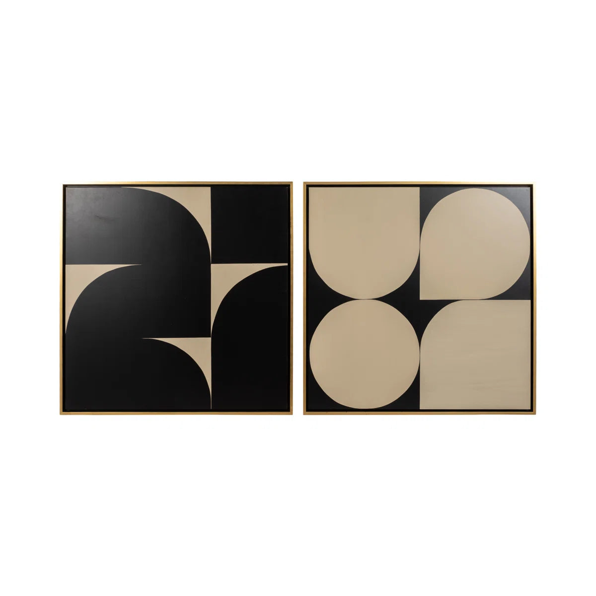 Hand Painted Modern Geometric - set/2