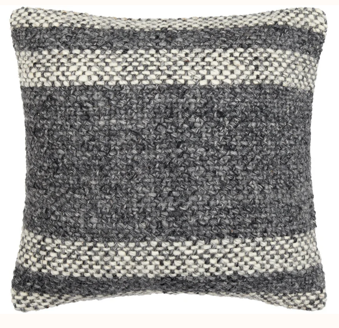 Lesley 20x20 Pillow-Grey