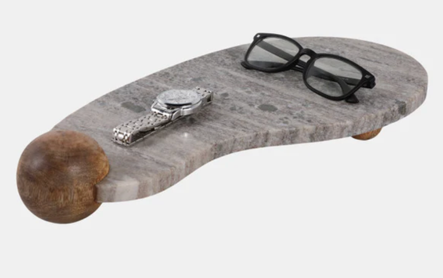Curvy Marble Tray