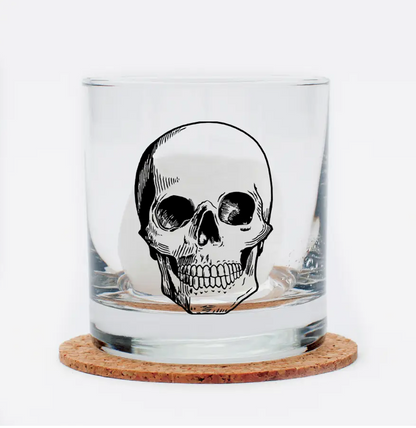 Skull glass set of 2/$20
