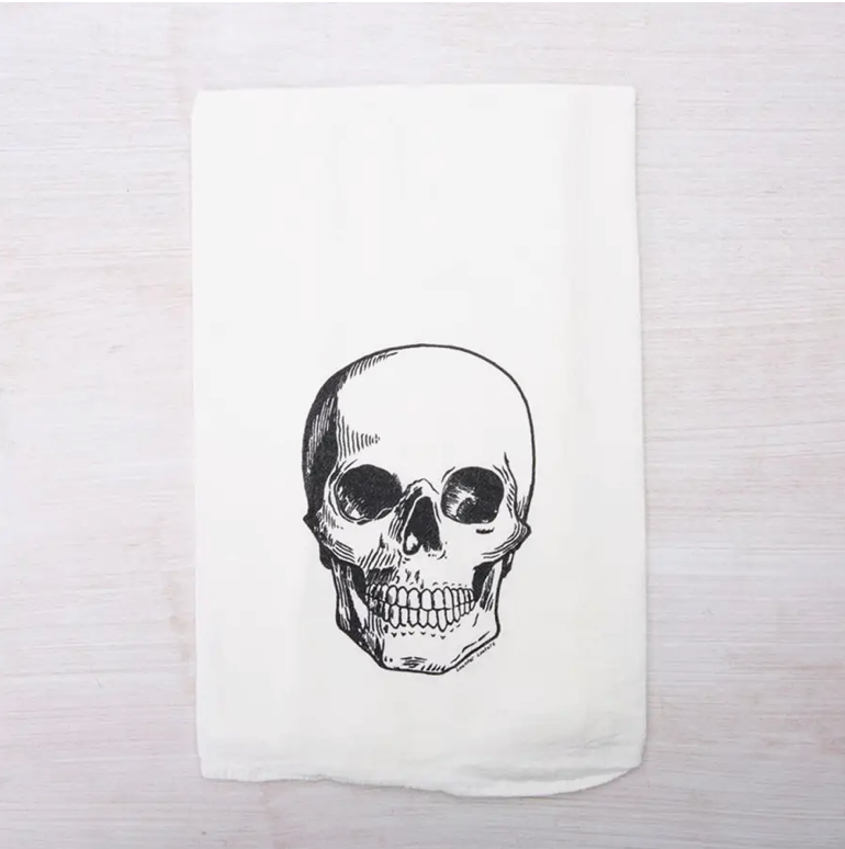 Skull Tea Towel
